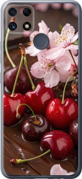Силиконовый чехол 'Вишня в шоколаде' для Realme C25s 6698u-3679-71694 фото