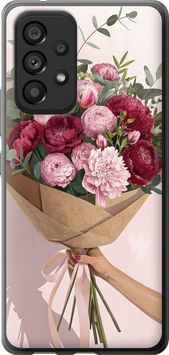 Силиконовый чехол 'Пионы 1' для Samsung A53 A536E 6705u-2585-71694 фото