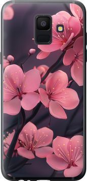 2D пластиковий чохол 'Пурпурова сакура' для Samsung A6 2018 6075t-1480-71694 фото