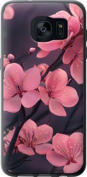 Силіконовий чохол 'Пурпурова сакура' для Samsung S7 Edge G935F 6075u-257-71694 фото