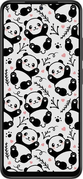 Силіконовий чохол 'Панди' для Xiaomi Redmi Note 11 4318u-2516-71694 фото