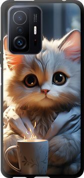 TPU чохол 'Білий кіт' для Xiaomi 11T 5646b-2487-71694 фото