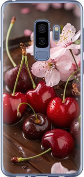 2D пластиковый чехол 'Вишня в шоколаде' для Samsung S9 Plus 6698t-1365-71694 фото