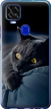 Силиконовый чехол 'Дымчатый кот' для ZTE Blade V2020 825u-2529-71694 фото