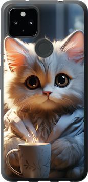 Силиконовый чехол 'White cat' для Google Pixel 4A 5G 5646u-2867-71694 фото