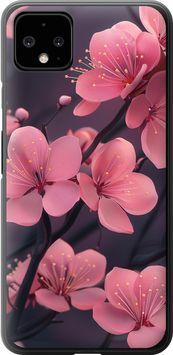 Силиконовый чехол 'Пурпурная сакура' для Google Pixel 4 XL 6075u-1754-71694 фото