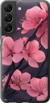 Силіконовий чохол 'Пурпурова сакура' для Samsung S22 6075u-2494-71694 фото