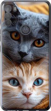 Силиконовый чехол 'Котики' для Motorola G50 6177u-2354-71694 фото