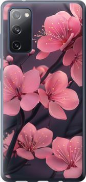 Силіконовий чохол 'Пурпурова сакура' для Samsung S20 FE G780F 6075u-2075-71694 фото