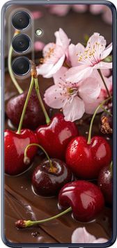 Силиконовый чехол 'Вишня в шоколаде' для Samsung M54 6698u-3039-71694 фото