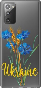 Силиконовый чехол 'Ukraine v2' для Samsung Note 20 5445u-2036-71694 фото