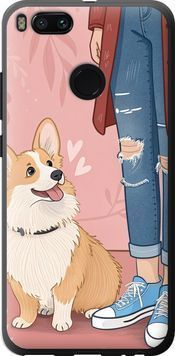 Силіконовий чохол 'Корги 3' для Xiaomi Mi A1 6707u-1132-71694 фото