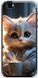 Силикон с усиленными углами чехол 'White cat' для iPhone 5s 5646sp-21-71694 фото