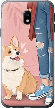 2D пластиковий чохол 'Корги 3' для Samsung J3 (2017) 6707t-650-71694 фото