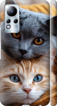 3D пластиковий матовий чохол 'Котята' для Infinix Note 12 6177m-2927-71694 фото