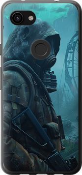 2D пластиковый чехол 'Сталкер 3' для Google Pixel 3a XL 6580t-1713-71694 фото