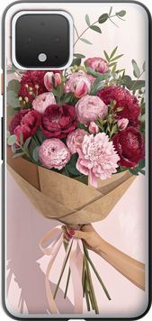 2D пластиковый чехол 'Пионы 1' для Google Pixel 4 6705t-1755-71694 фото