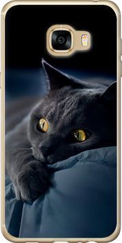 2D пластиковий чохол 'Димчастий кіт' для Samsung C5 C5000 825t-301-71694 фото
