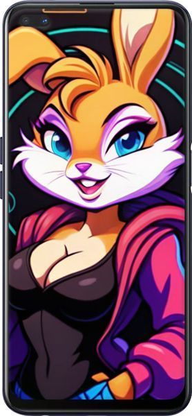Силіконовий чохол 'Зайчиха' для Oppo A92S 6659u-1926-71694 фото