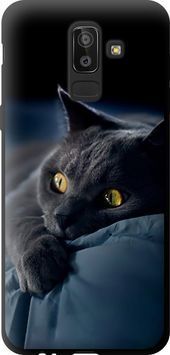 TPU чохол 'Димчастий кіт' для Samsung J8 2018 825b-1511-71694 фото