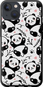 TPU чехол 'Панды' для iPhone 13 4318b-2374-71694 фото