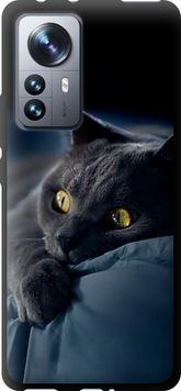 TPU чохол 'Димчастий кіт' для Xiaomi 12 Pro 825b-2560-71694 фото