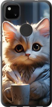 Силиконовый чехол 'White cat' для Google Pixel 4A 5646u-1935-71694 фото