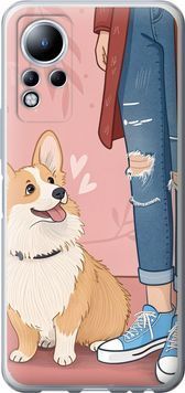 Силіконовий чохол 'Корги 3' для Infinix Note 12 6707u-2927-71694 фото