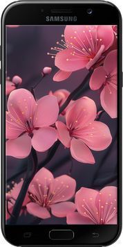 2D пластиковый чехол 'Пурпурная сакура' для Samsung A7 (2017) 6075t-445-71694 фото