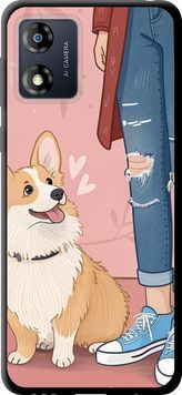 TPU чохол 'Корги 3' для Motorola Moto E13 6707b-3053-71694 фото
