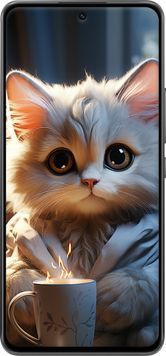 Силиконовый чехол 'White cat' для Xiaomi 12 Lite 5646u-2579-71694 фото