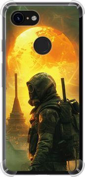 Силіконовий протиударний с посиленими кутами чохол 'Сталкер' для Google Pixel 3 6182sp-1528-71694 фото