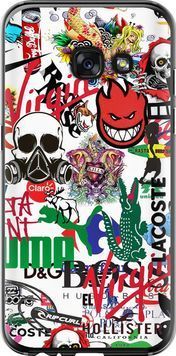 2D пластиковий чохол 'Many different logos' для Samsung A3 (2017) 4022t-443-71694 фото