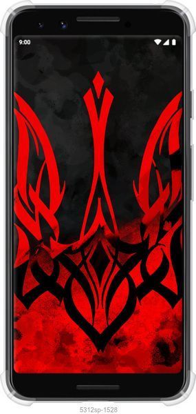 Силикон с усиленными углами чехол 'Герб Украины v2' для Google Pixel 3 5312sp-1528-71694 фото
