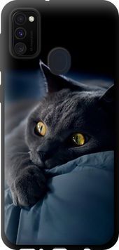 TPU чохол 'Димчастий кіт' для Samsung M21 M215F 825b-2016-71694 фото