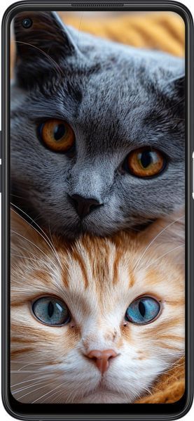 Силиконовый чехол 'Котики' для Oppo A96 6177u-2598-71694 фото