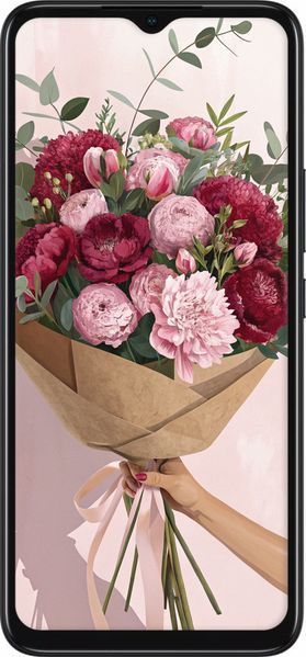Силиконовый чехол 'Пионы 1' для Infinix Smart 6 6705u-2758-71694 фото