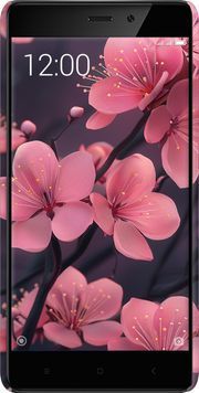 3D пластиковый матовый чехол 'Пурпурная сакура' для Xiaomi Redmi 4 pro 6075m-438-71694 фото