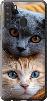Силіконовий чохол 'Котята' для Samsung A21 6177u-1841-71694 фото