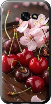 2D пластиковий чохол 'Вишня у шоколаді' для Samsung A5 (2017) 6698t-444-71694 фото