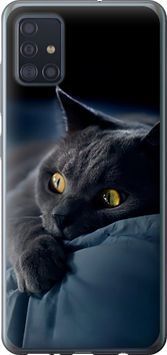 2D пластиковий чохол 'Димчастий кіт' для Samsung A51 2020 A515F 825t-1827-71694 фото