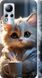 3D пластиковый матовый чехол 'White cat' для Infinix Note 11 5646m-2754-71694 фото