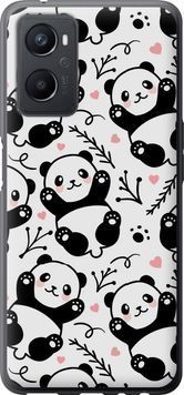 Силиконовый чехол 'Панды' для Oppo A96 4318u-2598-71694 фото