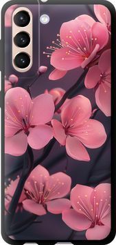 TPU чохол 'Пурпурова сакура' для Samsung S21 6075b-2114-71694 фото