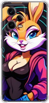 Силіконовий протиударний с посиленими кутами чохол 'Зайчиха' для Xiaomi Redmi Note 12 Pro 5G 6659sp-2932-71694 фото