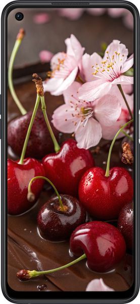 TPU чохол 'Вишня у шоколаді' для Oppo A96 6698b-2598-71694 фото