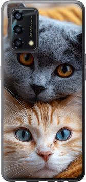 Силіконовий чохол 'Котята' для Oppo A95 6177u-2345-71694 фото