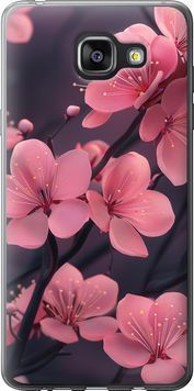 Силіконовий чохол 'Пурпурова сакура' для Samsung A5 (2016) A510F 6075u-158-71694 фото