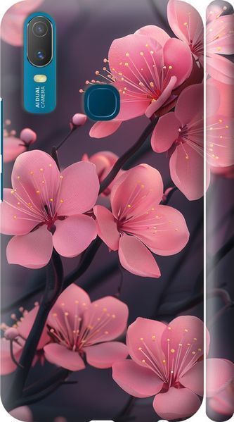 3D пластиковий матовий чохол 'Пурпурова сакура' для Vivo Y11 6075m-629-71694 фото