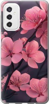 Силіконовий чохол 'Пурпурова сакура' для Samsung M52 M526B 6075u-2490-71694 фото